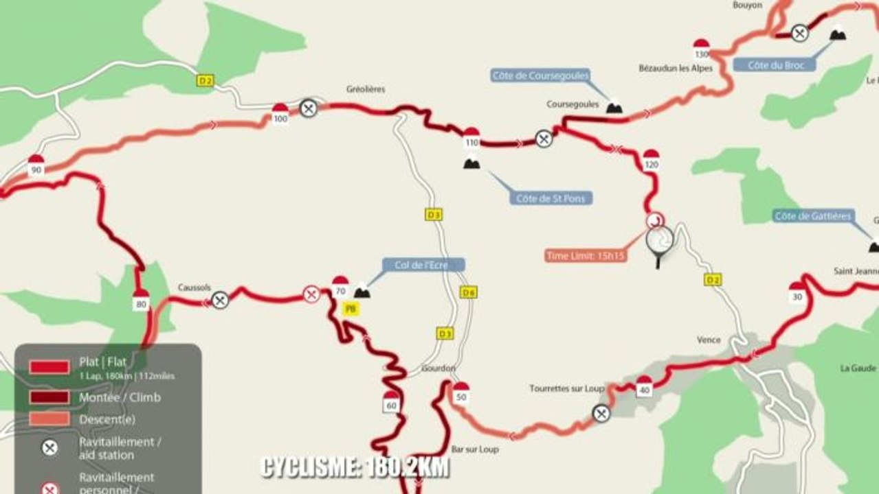 TRIATHLON - Nice : Le parcours 2014