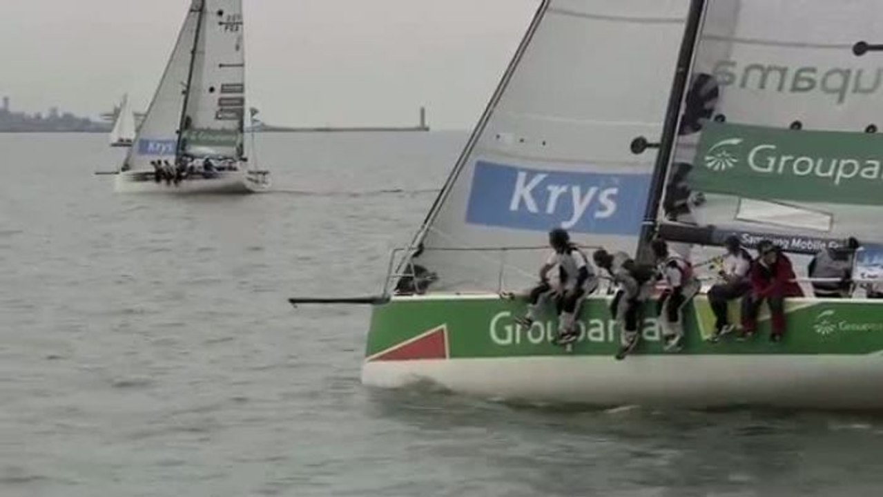 VOILE - TOUR DE FRANCE : Courrier Dunkerque 3 premier leader
