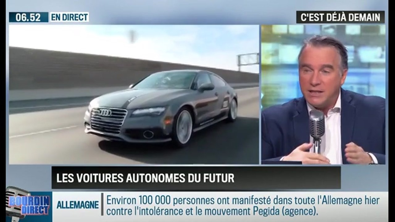 La chronique de Frédéric Simottel: Les voitures autonomes du futur - 13/01