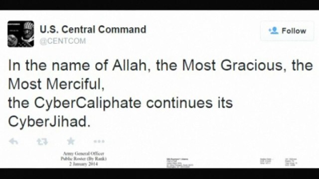 US Centcom Twitter account hacked by 'pro-IS group'