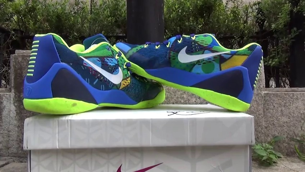 Kobe 9 Low EM Game Royal Brazil World Cup Shoes Reivew