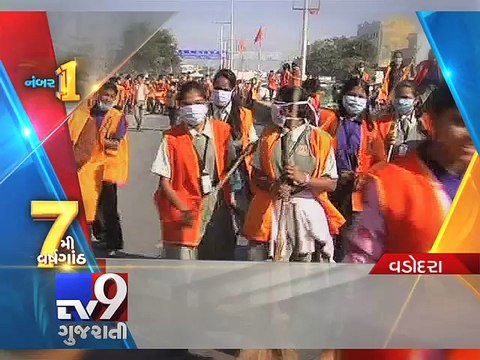Vadodara: Actress Poonam Dhillon takes part in 'Mega Cleanliness Campaign' - Tv9 Gujarati
