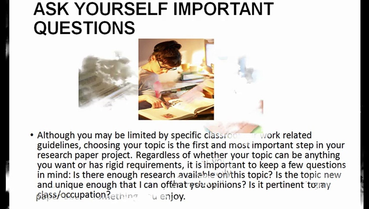HOW TO WRITE RESEARCH PAPER