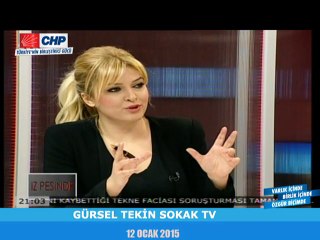 GÜRSEL TEKİN SOKAK TV 12/01/2015
