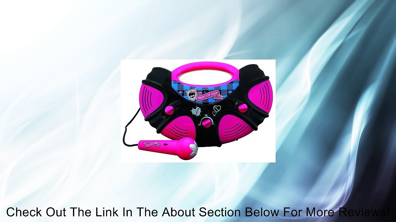 Monster High Karaoke Machine with Microphone Review