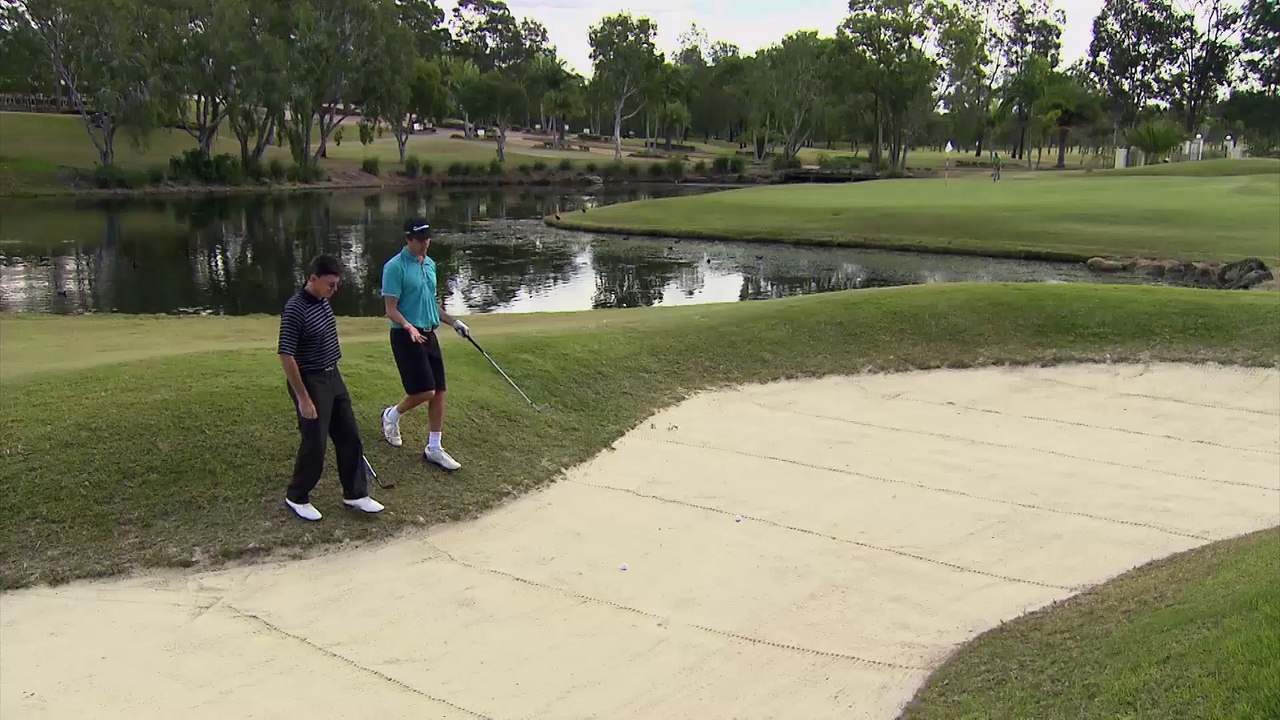 How to Hit Out of A Bunker Over Water