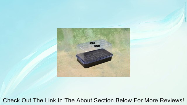Level 1 Plant Propagation Cloning Kit: Humidity Dome, Tray and Inserts! 15 x 9 x 8 Review