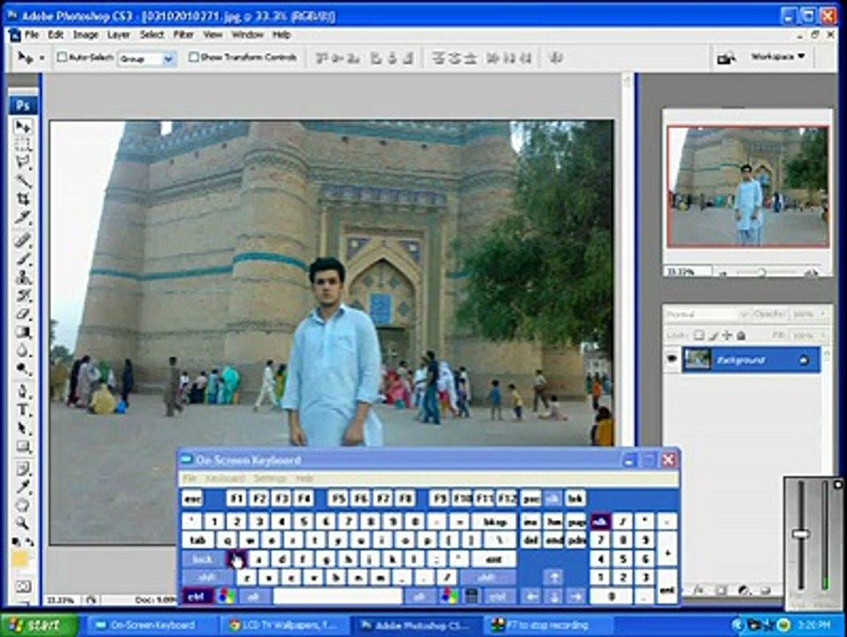Adobe Photoshop in Urdu Paste into Command