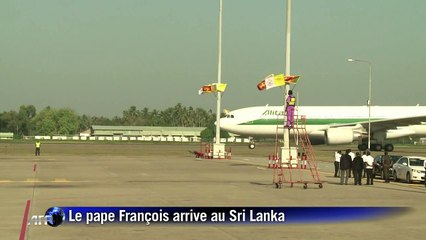Le pape François arrive au Sri Lanka pour une visite de 2 jours