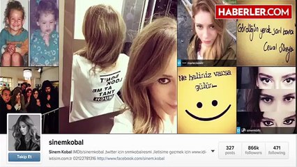 Sinem Kobal Çocukluk Fotoğrafını Paylaştı