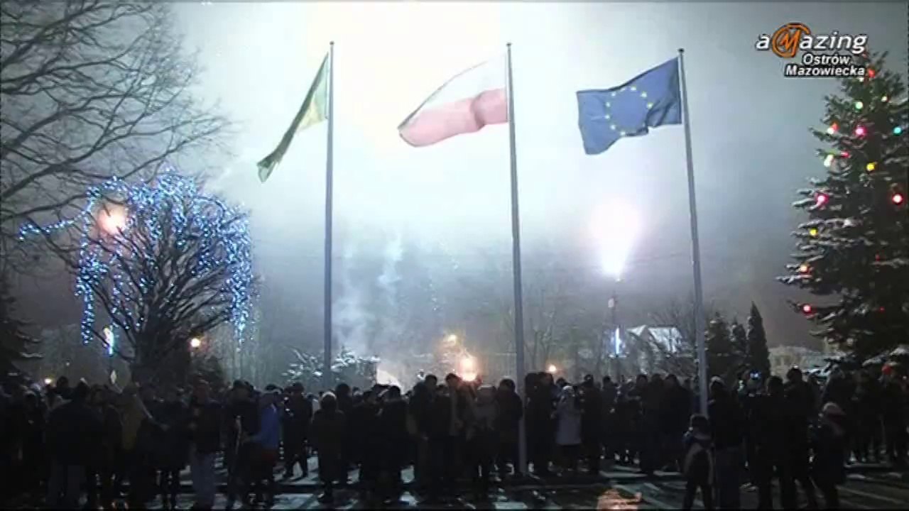 Sylwester pod ratuszem 2014/2015 Ostrów Mazowiecka