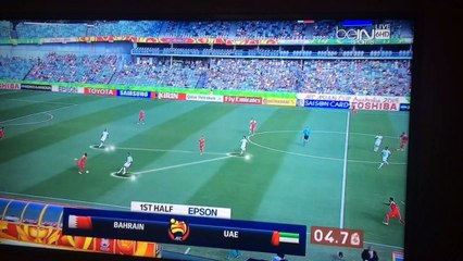 اسرع #هدف في تاريخ #كأس_آسيا الثانية ١٤ من بداية المباراة #الامارات_البحرين