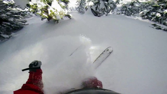 Impressive Backcountry skiing with talented riders Cliff Huck with Justin Mayers