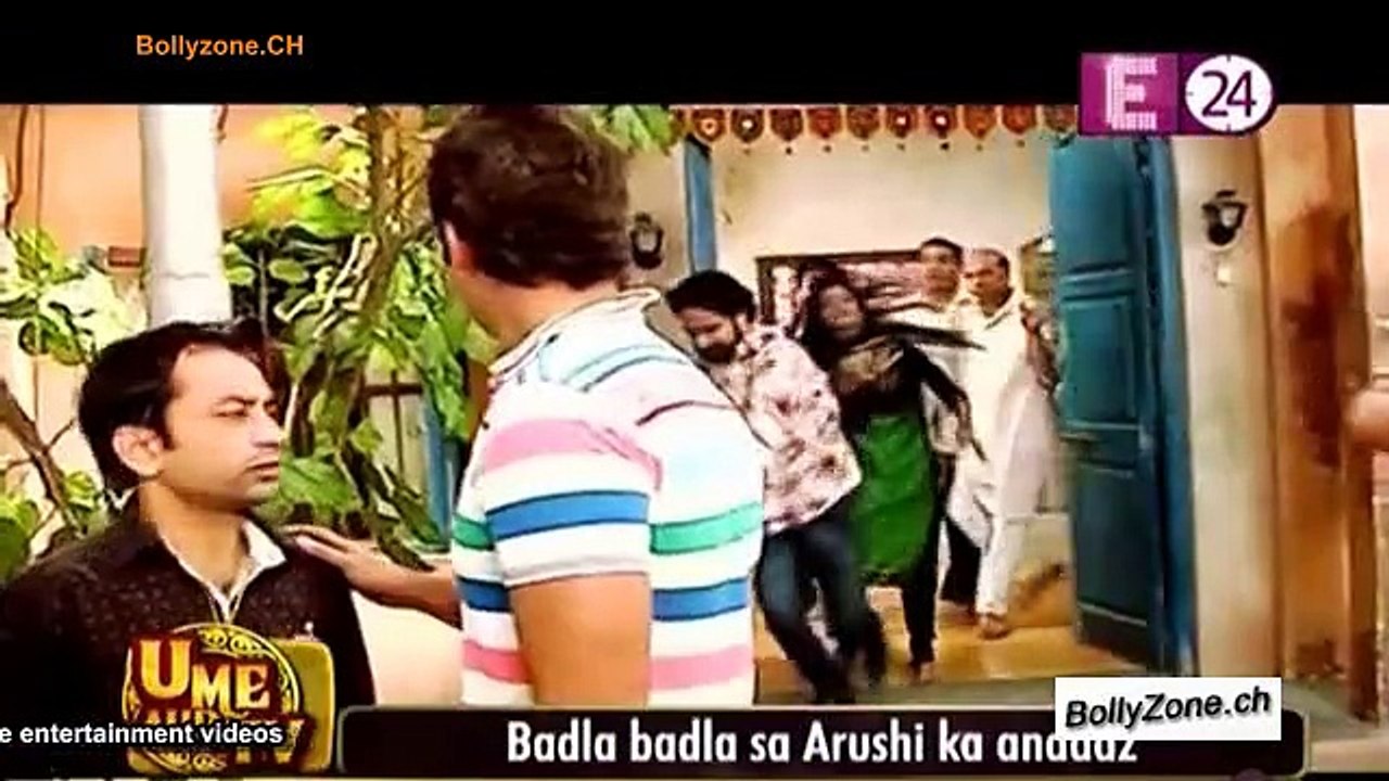 Arushi Ne Maara Gattu Ko Thappad!! - Satrangi Sasural - 15th Jan 2015