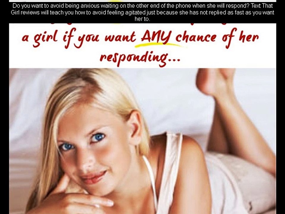 Text That Girl reviews – Flirting Tips