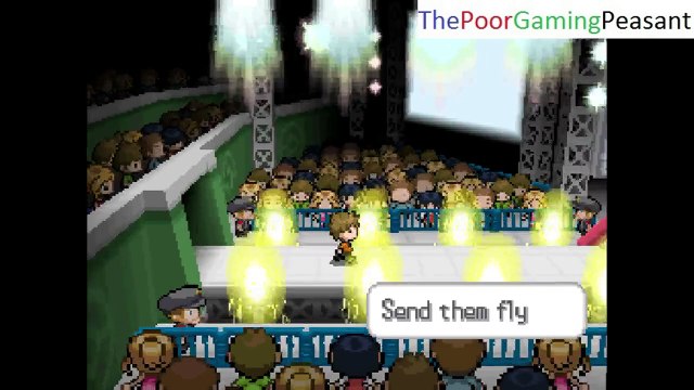 Pewter City Rock Type Pokemon Gym Leader Brock VS Ash In A Pokemon Volt White 2 Pokemon Battle