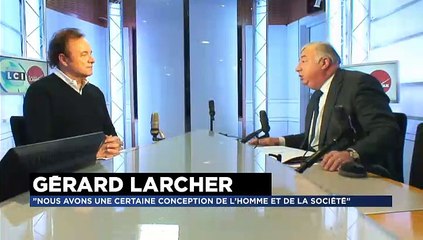 Gérard Larcher, invité de Guillaume Durand avec LCI