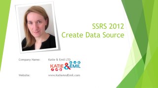 SSRS 2012 Create Shared Data Source Example Video Tutorial