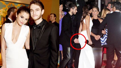 Selena Gomez - Zedd FLIRTY PDA CAUGHT | Golden Globe Awards 2015 After Party