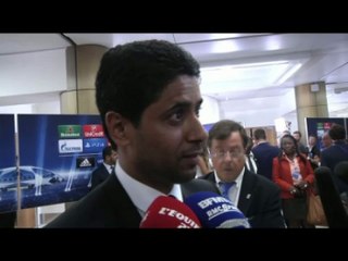 FOOT - C1 - PSG - Al-Khelaïfi : «Gagner contre le Barça»