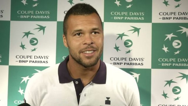 TENNIS - COUPE DAVIS - Tsonga: « Du bien d'être en équipe »
