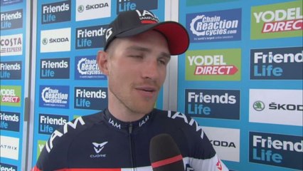 Download Video: CYCLISME - TOUR DE GRANDE-BRETAGNE - Brändle: « Un vrai combat sur la fin »