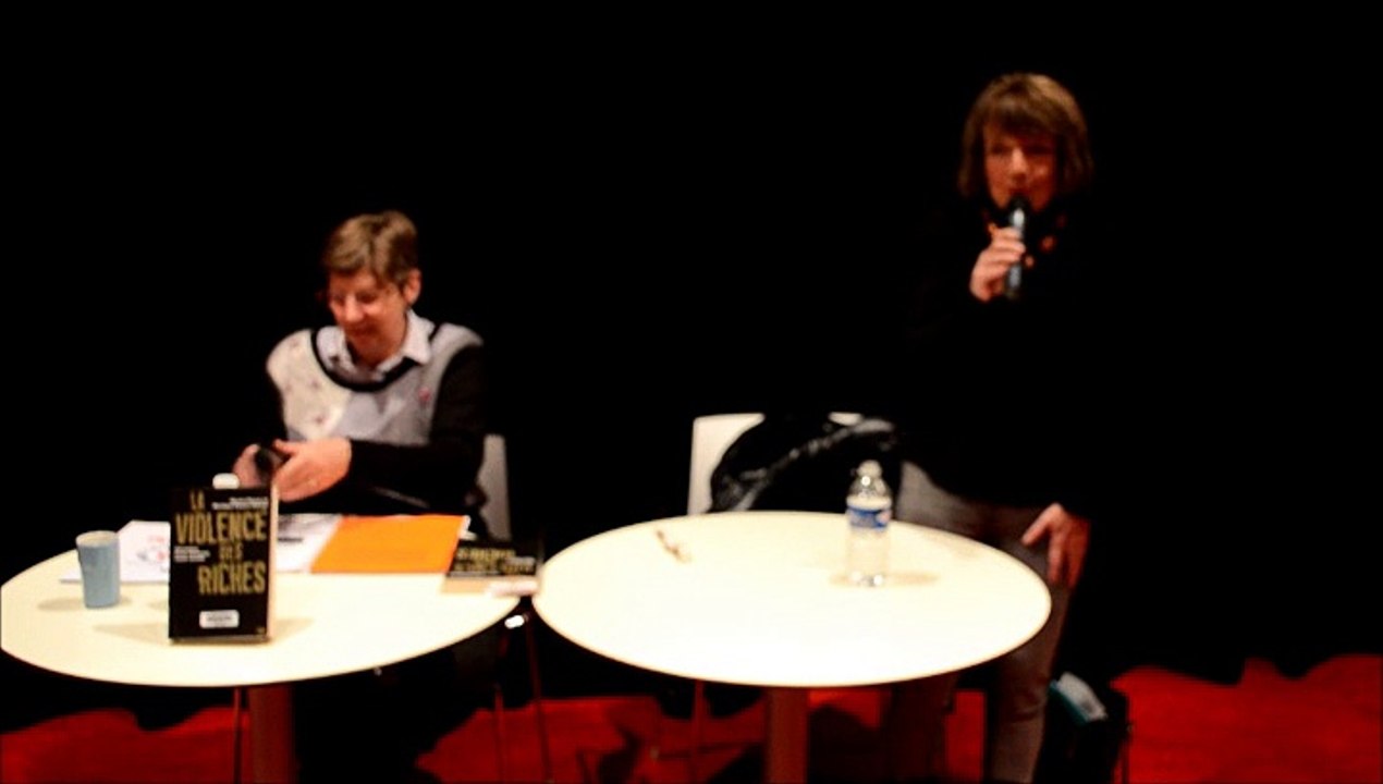 Monique Pinçon-Charlot autour du livre La violence des riches
