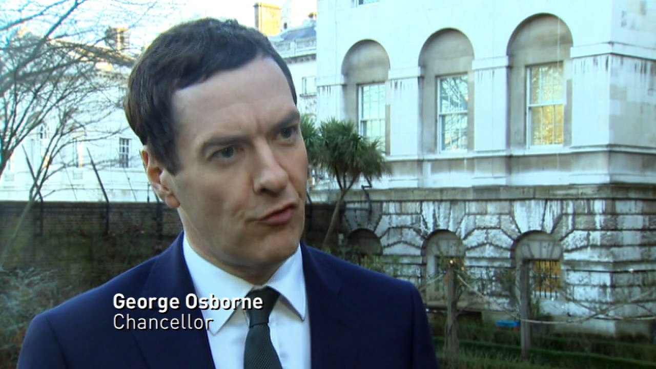 Osborne: Inflation at its lowest level in modern times