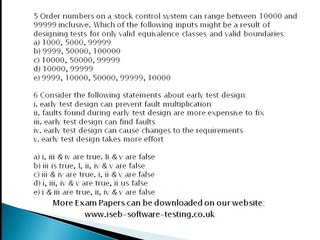 10. Practice Exam Paper - ISTQB Certified Tester - CTFL v4.0