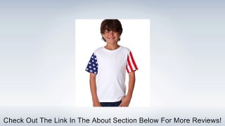 2276 Code V Youth Jersey Stars & Stripes Tee - White - S Review
