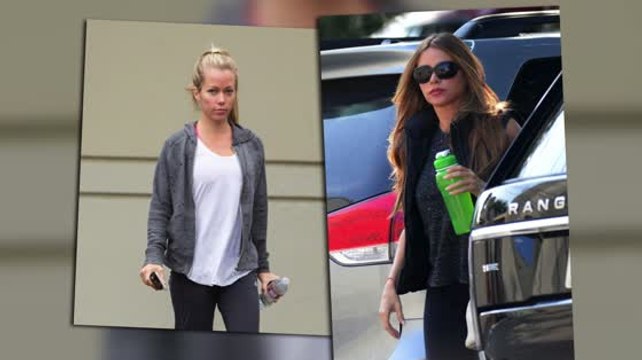 Celebrities Put in the Hours at the Gym