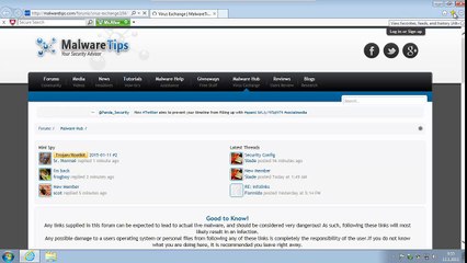 McAfee Site Advisor Test