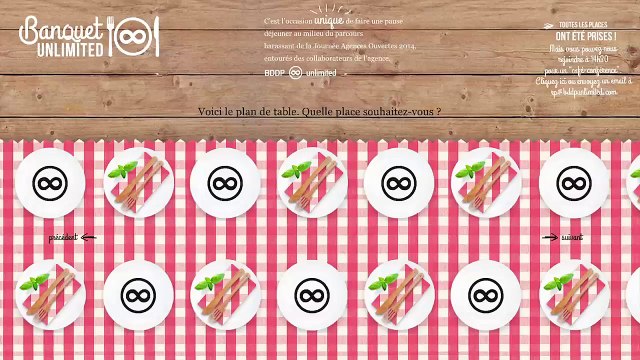 BDDP Unlimited - agence de communication, «Le Banquet Unlimited, lebanquetunlimited.com» - mars 2014