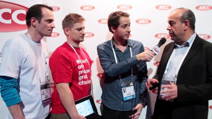 Axel Deblasi, Dominique Chion, Nourredine Rouibah, de chez Inzair dans le cadre de Le Web 2011