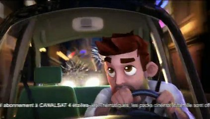 Canalsat - télévision par satellite - juin 2009 - "Regardez, ça vous ressemble", Papa fait son cinéma