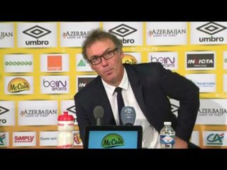 FOOT - L1 - PSG - Blanc : «On aurait aimé un autre déroulement de match»