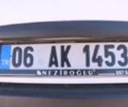 350 bin liralık plaka