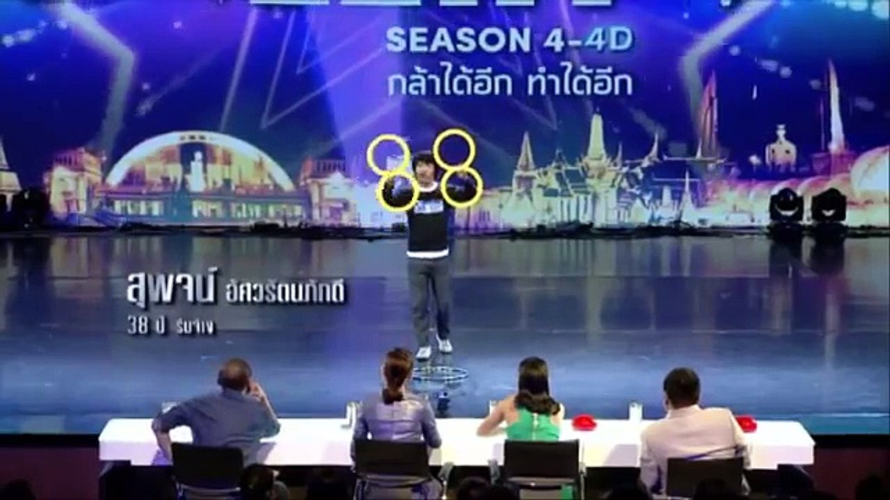 Incredible Contact Ring Juggling - Magic Rings Illusion at Thailand Got Talent