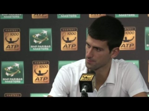 TENNIS - BNPPM - Djokovic : «C'est un gros défi pour moi»