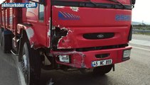 Akhisar'da Medar Mevkii Trafik Kazası 1 Yaralı