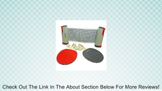 Anywhere Table Tennis Ping Pong Deluxe Set - Paddles, Balls and Net + Travel Bag Review