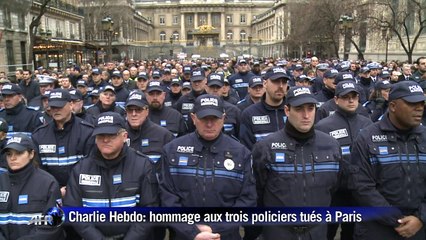 Hollande préside l'hommage solennel aux trois policiers tués