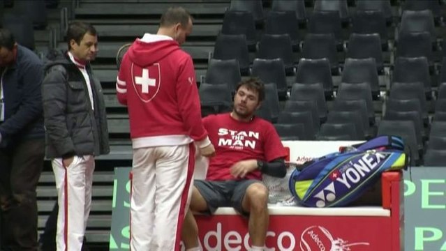 TENNIS - COUPE DAVIS - La Suisse sous tension