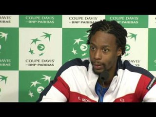 Download Video: TENNIS - COUPE DAVIS - Monfils : «J'étais vraiment nerveux...»