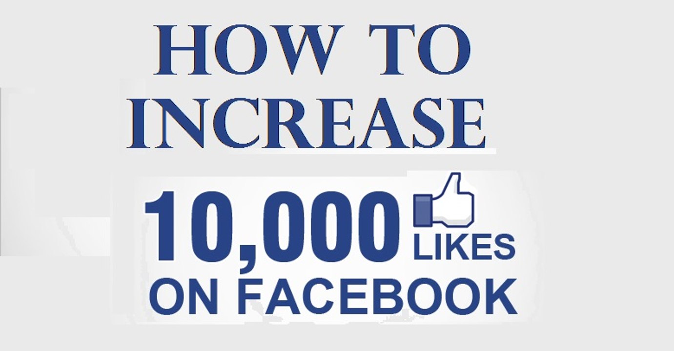 how to increase facebook likes