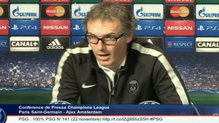FOOT - C1 - PSG - Blanc : «L'Ajax est un club mythique»
