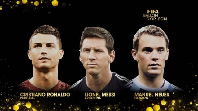 FOOT - BALLON D'OR 2014 : Ronaldo, Messi et Neuer finalistes
