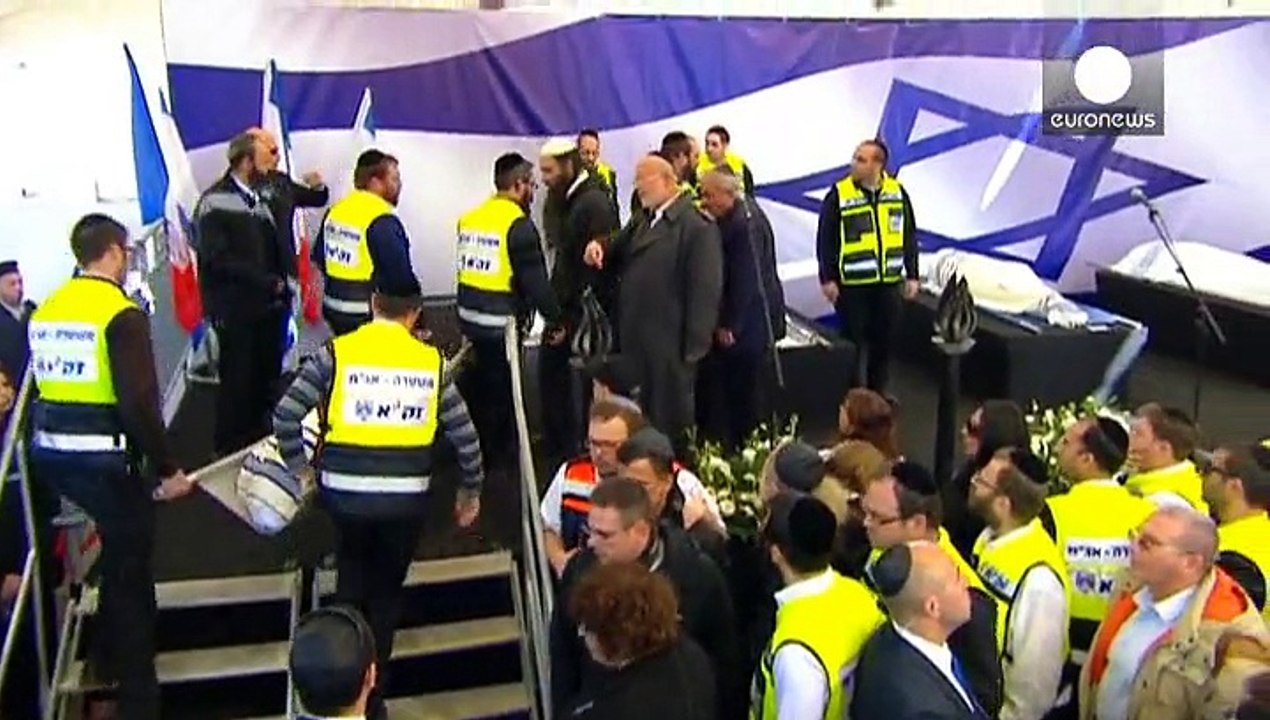 Trauer in Israel: Beisetzung der jüdischen Opfer der Pariser Supermarkt-Geiselnahme in Jerusalem