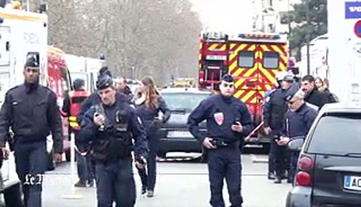 le film des événements de Charlie Hebdo à paris الهجوم على مقر مجلة شارلي ابدو