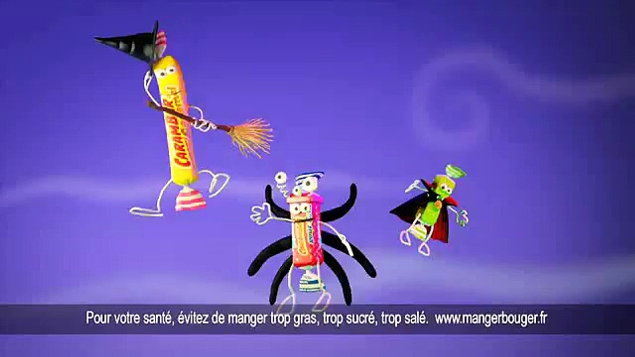 Carambar (Cadbury Kraft) - bonbons, "Halloween" - octobre 2012